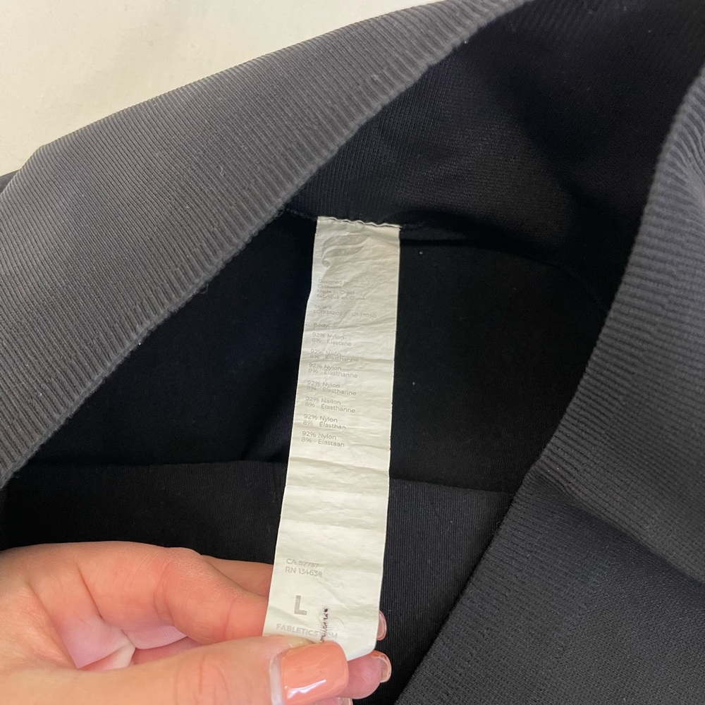 Fabletics Sync High-Waisted Perforated Black Large - Picture 8 of 10